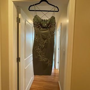 Mandalay Silk Beaded Gown